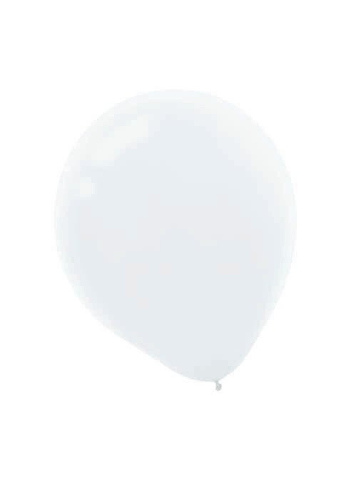 Latex Balloon 30cm 72CT White - party supplies australia