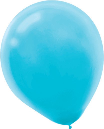 Latex Balloon 30cm 72CT Caribbean Blue - party supplies australia