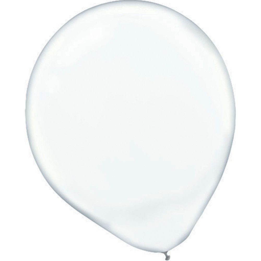 Latex Balloon 30cm 72CT Clear - party supplies australia