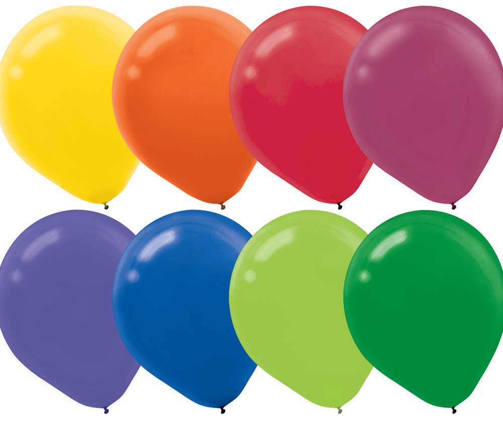 Latex Balloon 30cm 72CT Assorted - party supplies australia