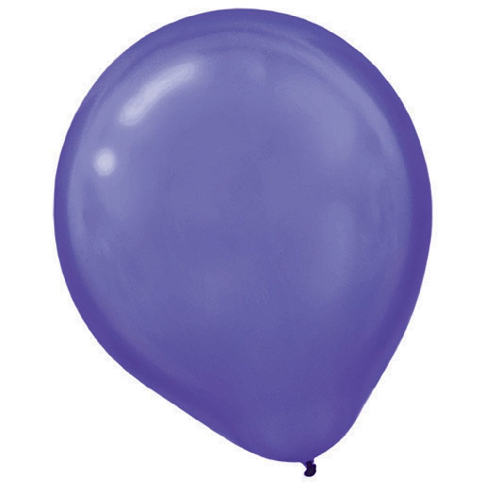 Latex Balloon Pearl 30cm 72CT New Purple - party supplies australia