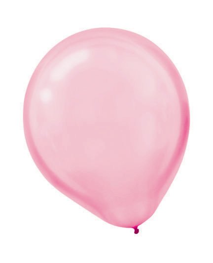 Latex Balloon Pearl 30cm 72CT New Pink - party supplies australia