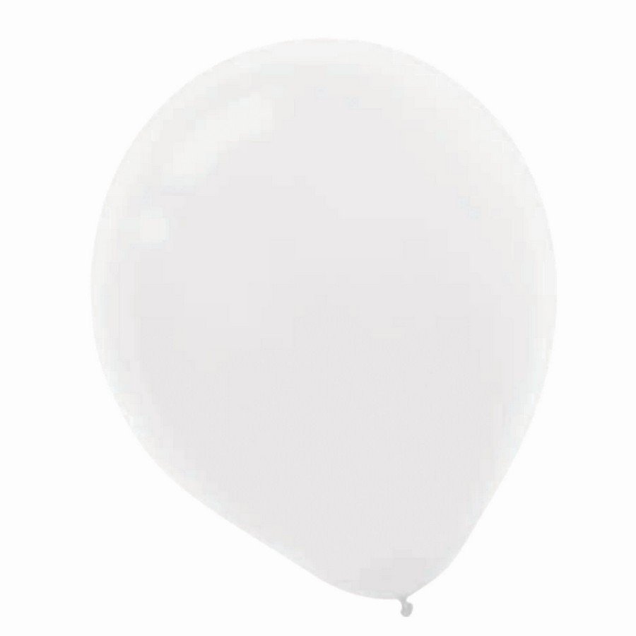 Latex Balloon 30cm 15CT White - party supplies australia