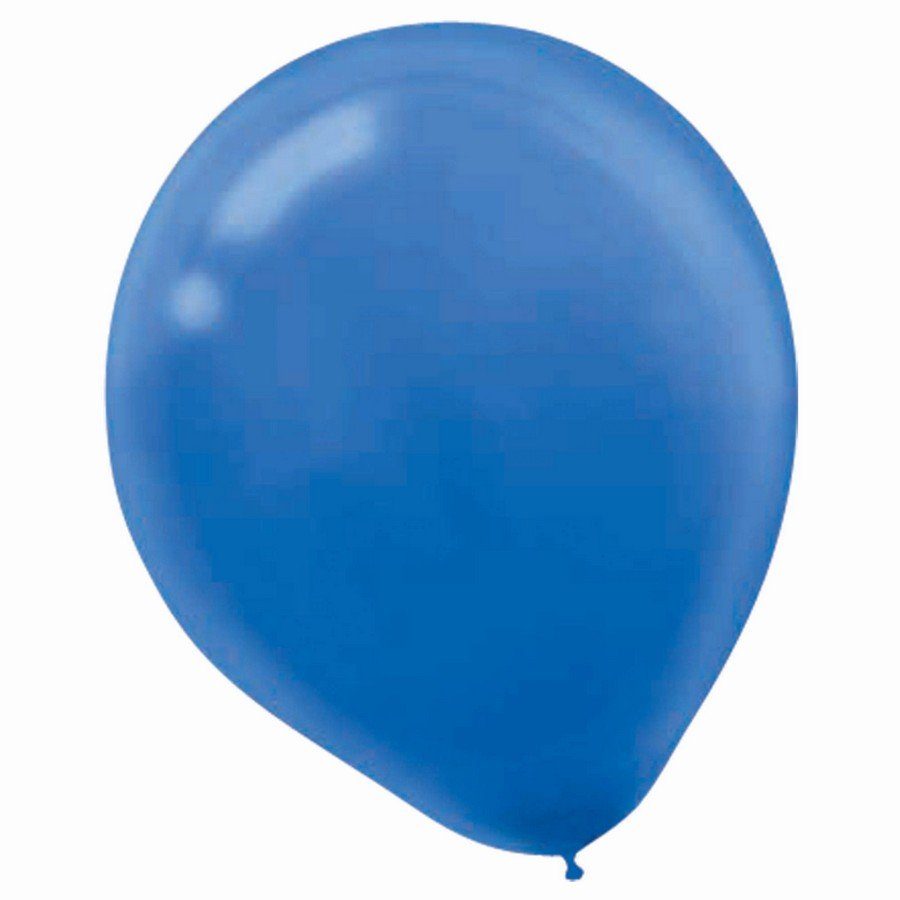 Latex Balloon 30cm 15CT Bright Royal Blue - party supplies australia