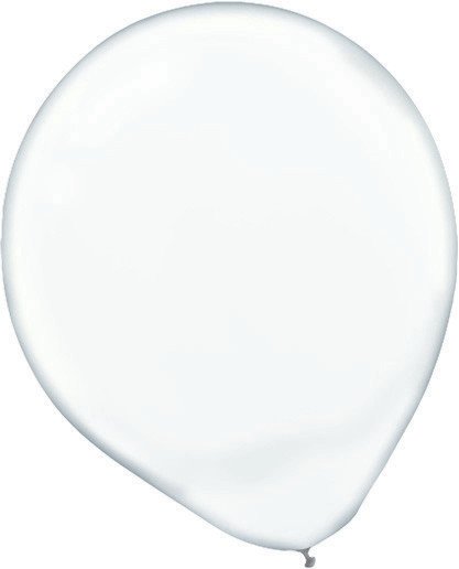 Latex Balloon 30cm 15CT Clear - party supplies australia