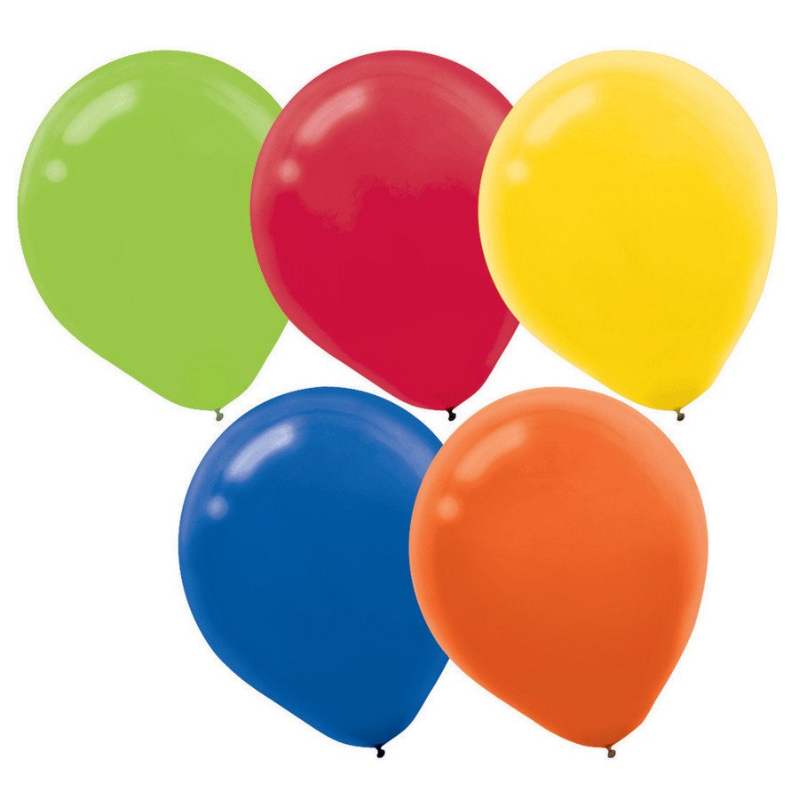 Latex Balloon 30cm 15CT Assorted - party supplies australia