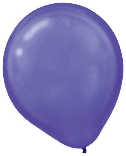 Latex Balloon Pearl 30cm 15CT New Purple - party supplies australia