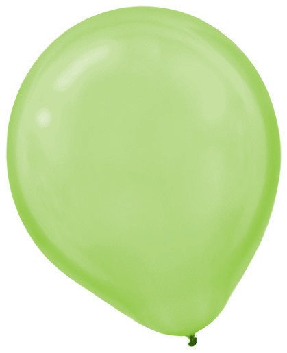 Latex Balloon Pearl 30cm 15CT Kiwi - party supplies australia