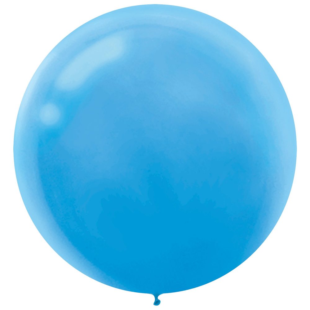 Latex Balloons 60cm 25 Pack Powder Blue - party supplies australia