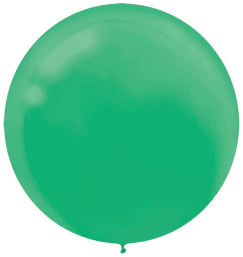 Latex Balloons 60cm 4 Pack Festive Green - party supplies australia