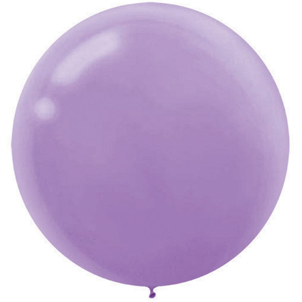 Latex Balloons 60cm 4 Pack Lavender - party supplies australia
