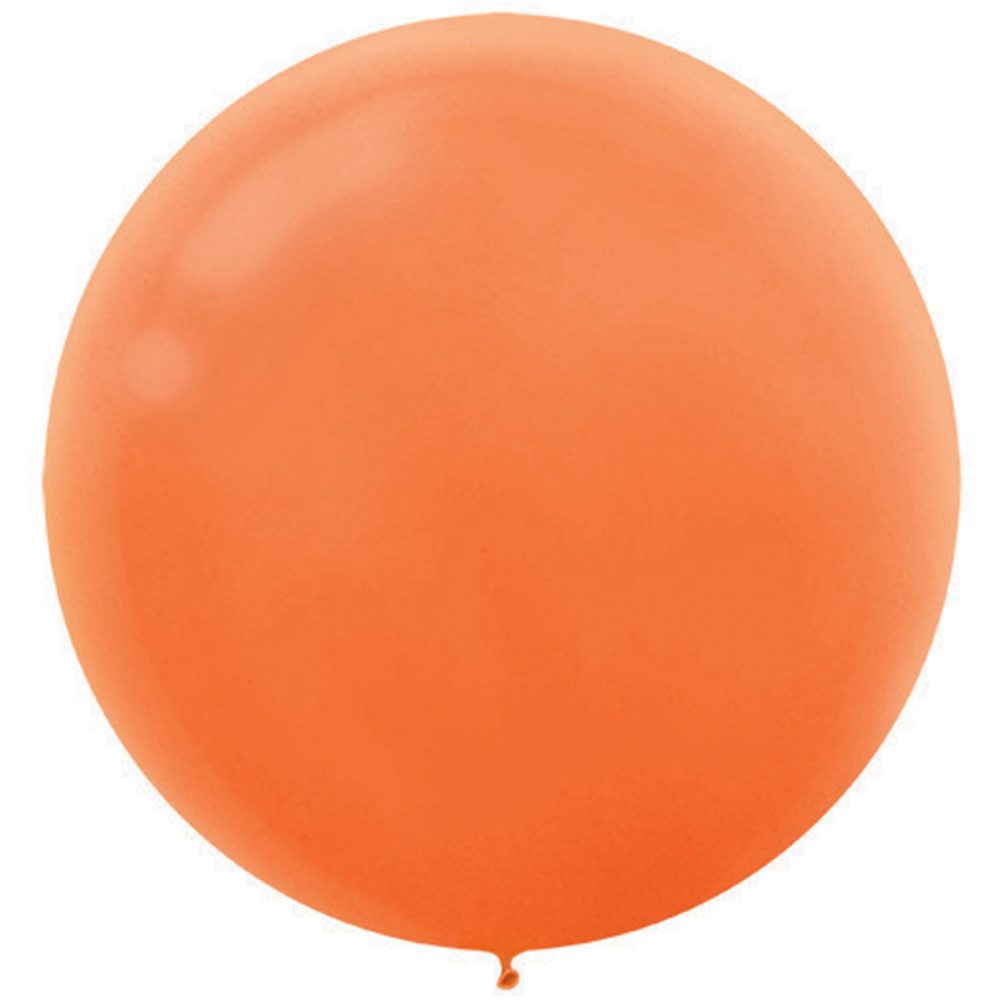 Latex Balloons 60cm 4 Pack Orange Peel - party supplies australia