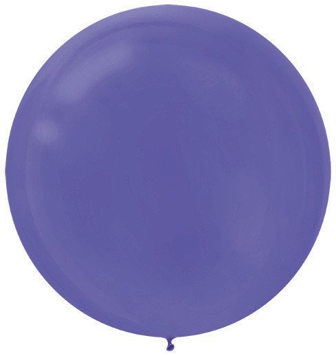 Latex Balloons 60cm 4 Pack New Purple - party supplies australia