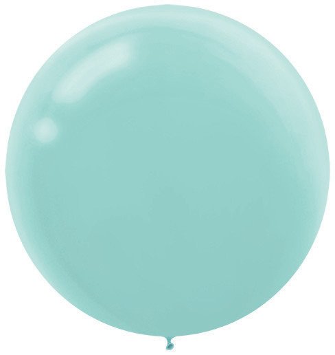 Latex Balloons 60cm 4 Pack Robin's-egg Blue - party supplies australia