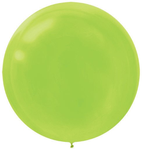 Latex Balloons 60cm 4 Pack Kiwi - party supplies australia