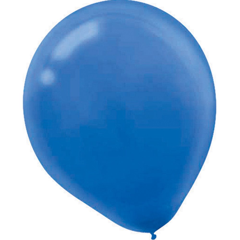 Latex Balloon 12cm 50 Pack Bright Royal Blue - party supplies australia