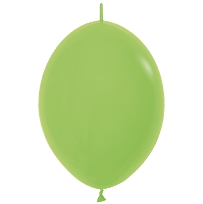 Sempertex 28cm Link O Loon Fashion Lime Green Latex Balloons 031