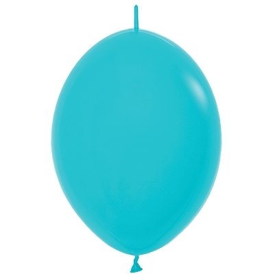 Sempertex 28cm Link O Loon Fashion Caribbean Blue Latex Balloons 038