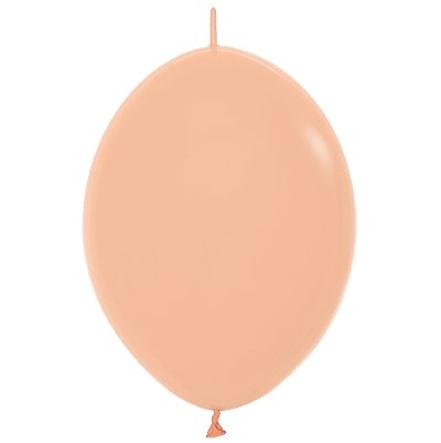Sempertex 28cm Link O Loon Fashion Peach Latex Balloons 060