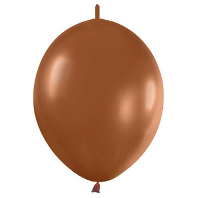 Sempertex 28cm Link O Loon Fashion Caramel Brown Latex Balloons 075