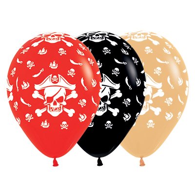 Sempertex 30cm Pirate Theme Fashion Red