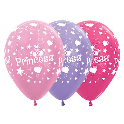 Sempertex 30cm Princess Theme Satin Pearl Pink