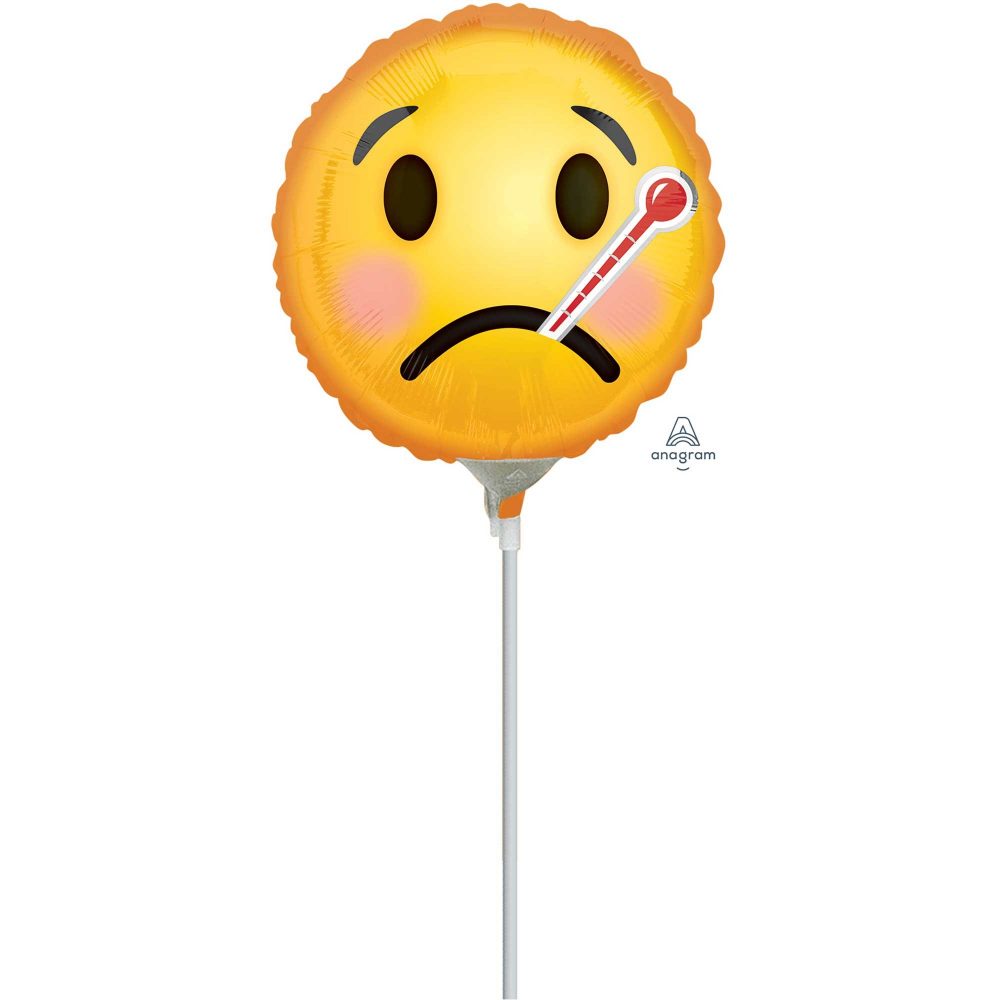 22cm Get Well Emoticon Face A15 - party supplies australia
