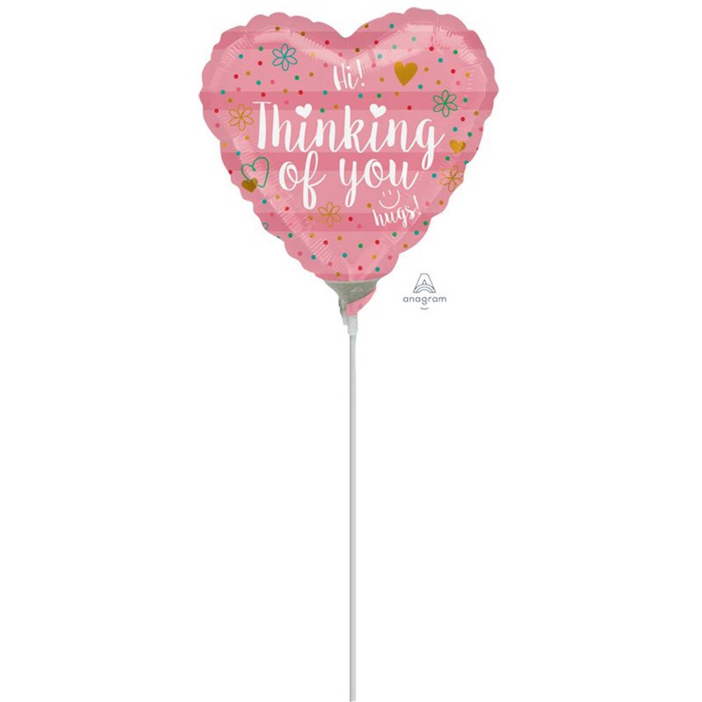 22cm Thinking of You Coral A15 - party supplies australia