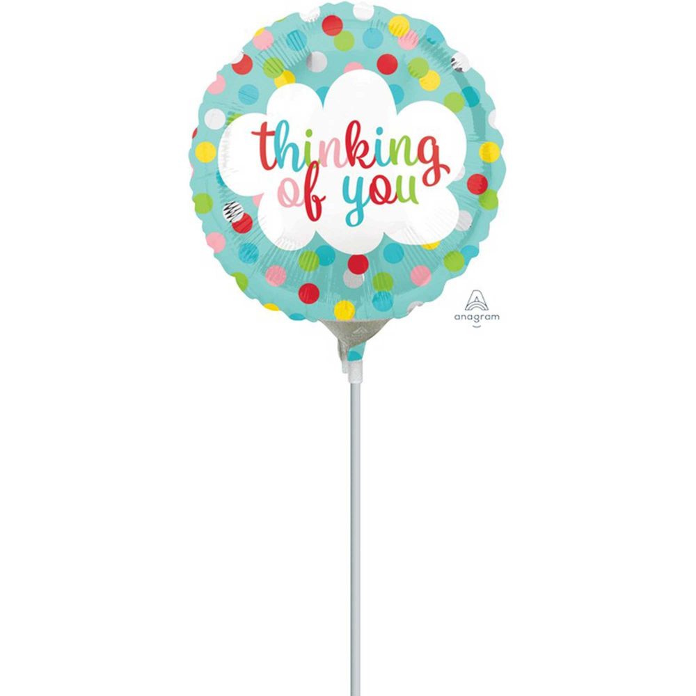 22cm Thinking of You Dots A15 - party supplies australia