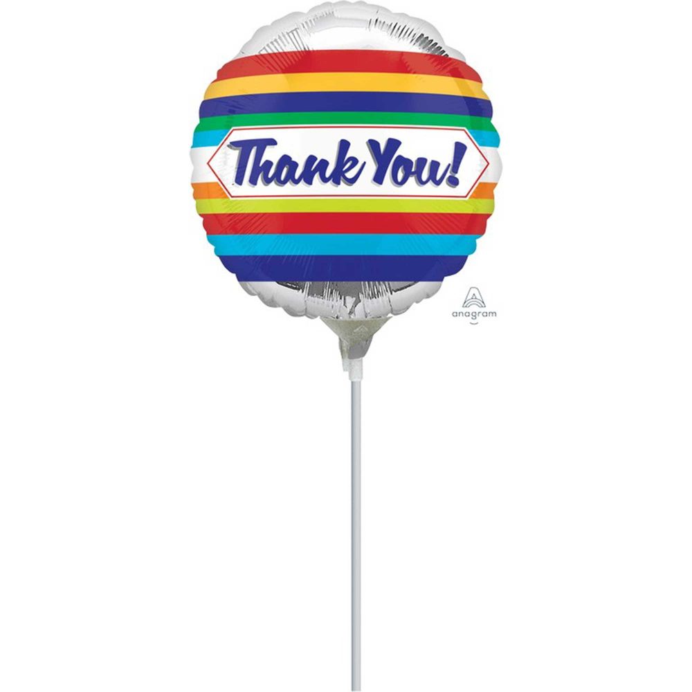 22cm Thank You Stripes A15 - party supplies australia