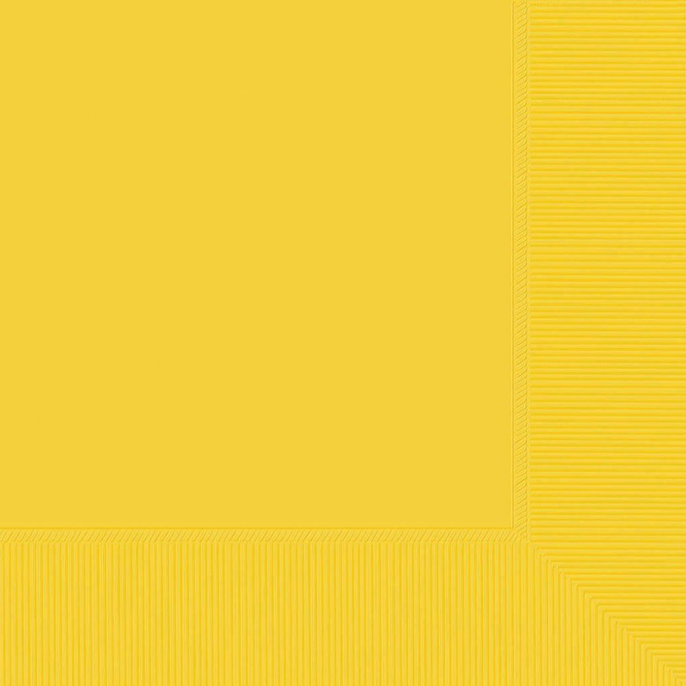 Dinner Napkins 20 Pack 2 PLY-Yellow Sunshine - party supplies australia