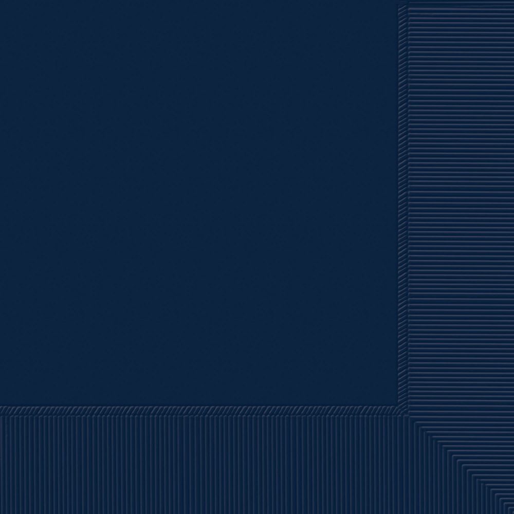 Lunch Napkins 50 Pack 2 Ply Navy - party supplies australia