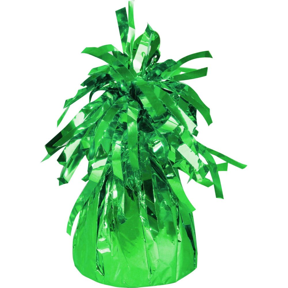 Heavier Foil Balloon Weight - Green - party supplies australia