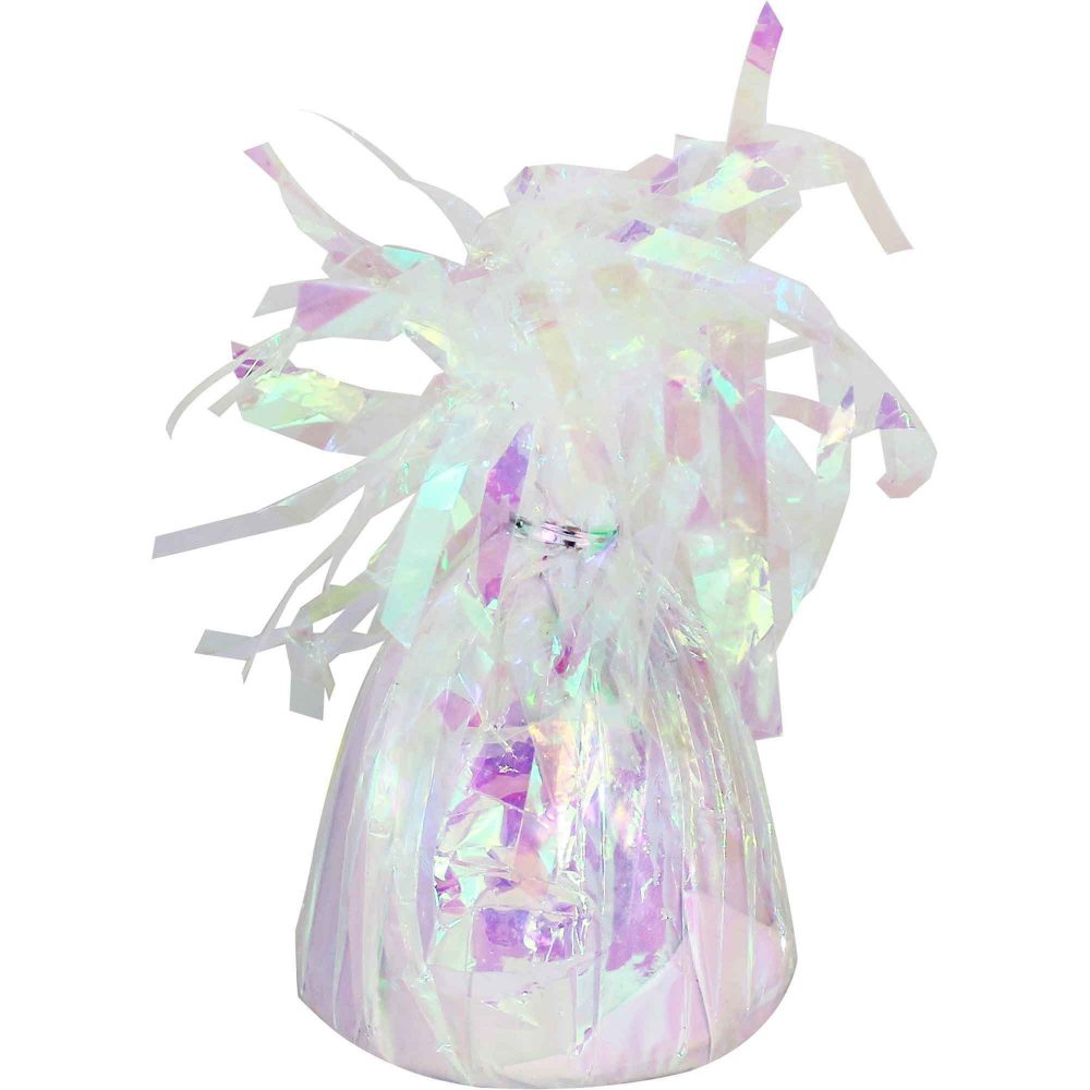 Heavier Foil Balloon Weight - Iridescent - party supplies australia