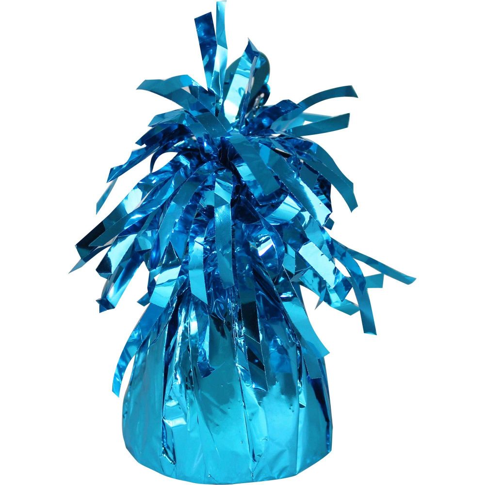 Heavier Foil Balloon Weight - Caribbean Blue - party supplies australia