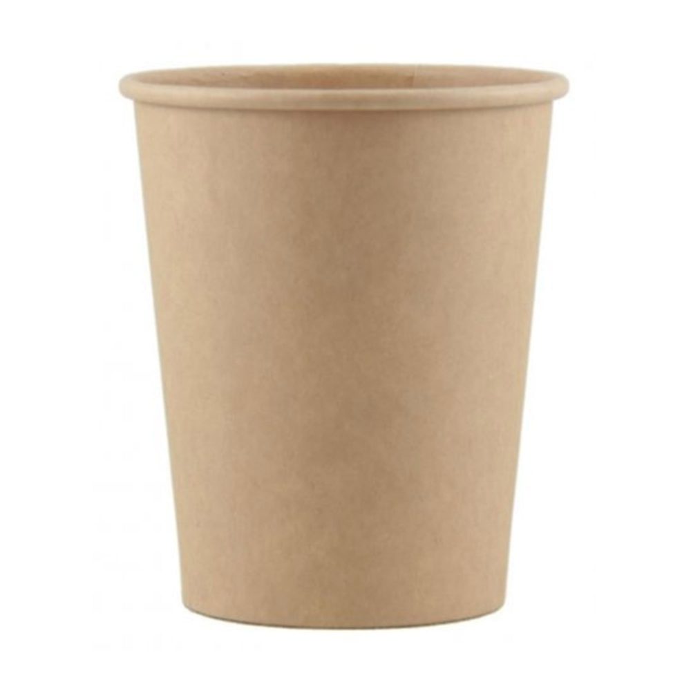 Kraft Paper Cups 9oz / 266ml - party supplies australia