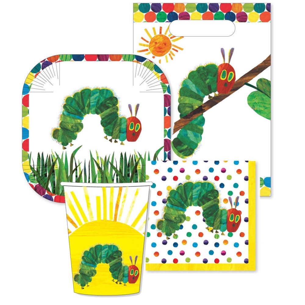 The Very Hungry Caterpillar 40 Piece Party Pack Boxed Set - party supplies australia