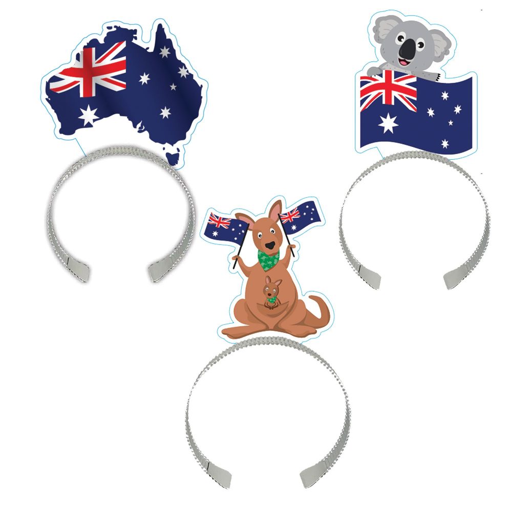 Australia Flag Headbands - party supplies australia
