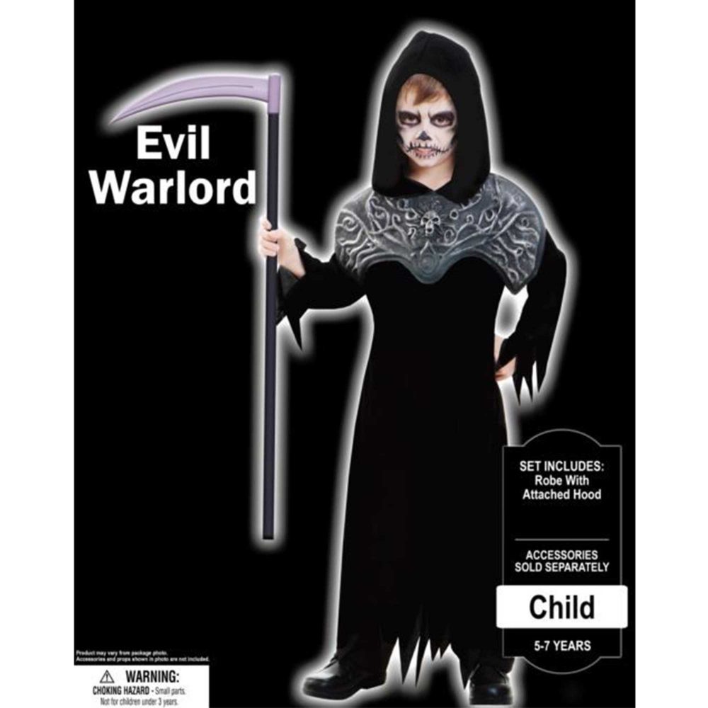Costume Evil Warlord Robe Boys 8-10 Years - party supplies australia