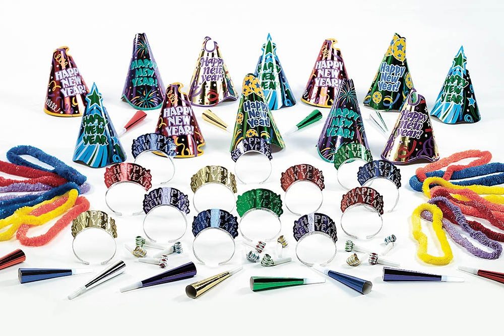 New Year's Party Time Party Pack Kit for 25 People - party supplies australia