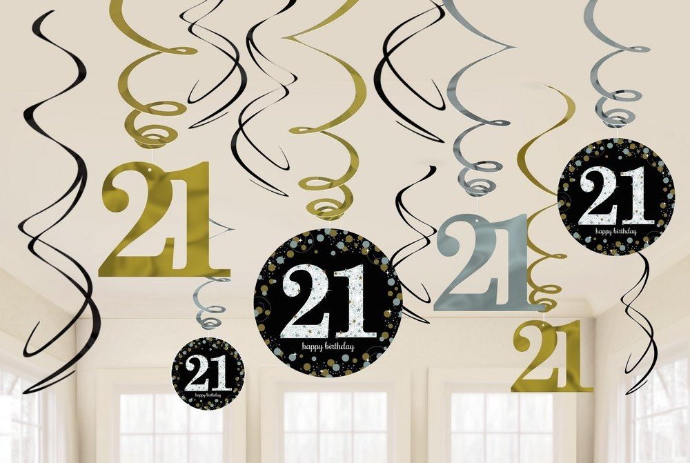 Sparkling Celebration 21 Swirl Value Pack - party supplies australia