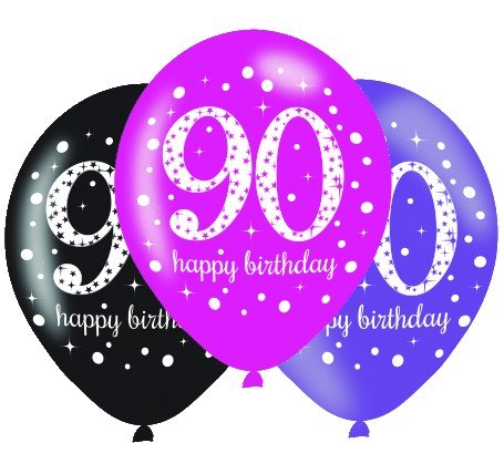 Pink Celebration 90 30cm Latex Balloon - party supplies australia