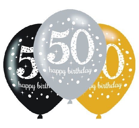 Sparkling Celebration 50 30cm Latex Balloon - party supplies australia