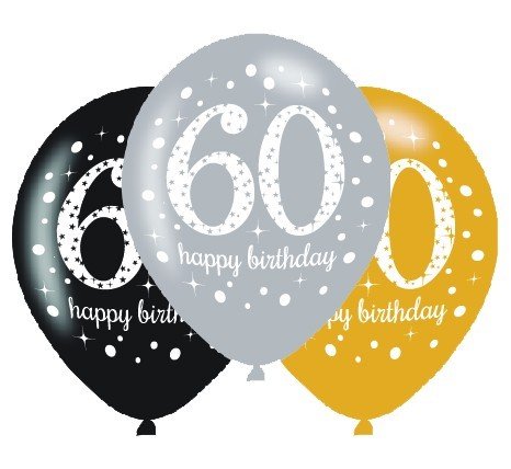 Sparkling Celebration 60 30cm Latex Balloon - party supplies australia