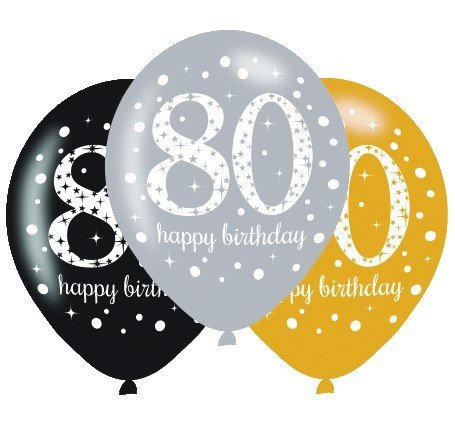Sparkling Celebration 80 30cm Latex Balloon - party supplies australia
