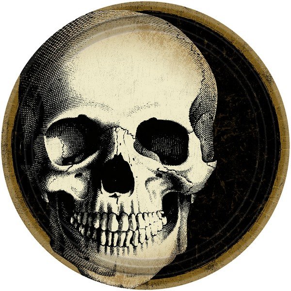 BONEYARD 23cm Paper Plates - party supplies australia