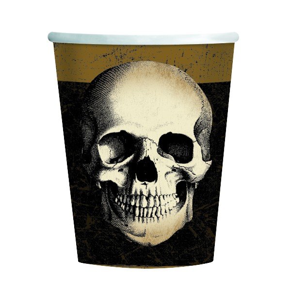 BONEYARD 266ml Cup - party supplies australia