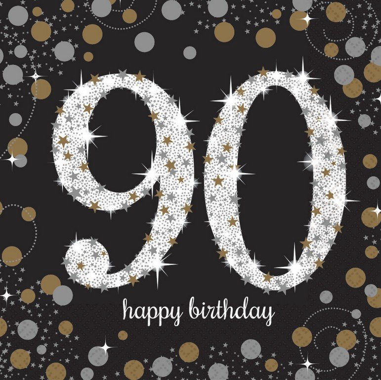 Sparkling Celebration 90 Lunch Napkins - party supplies australia