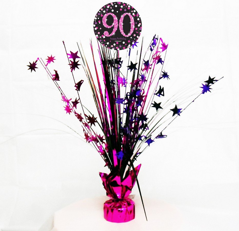Pink Celebration 90 Centrepiece Spray - party supplies australia