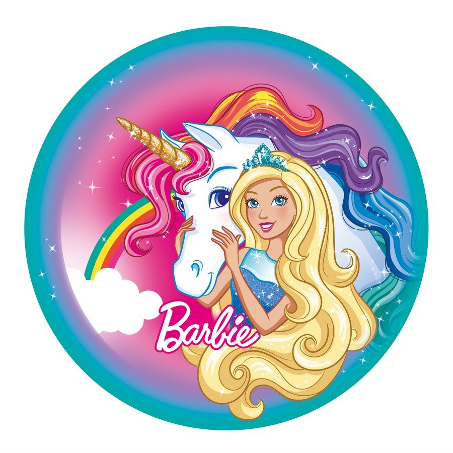 Barbie Dreamtopia 23cm Round Plates - party supplies australia